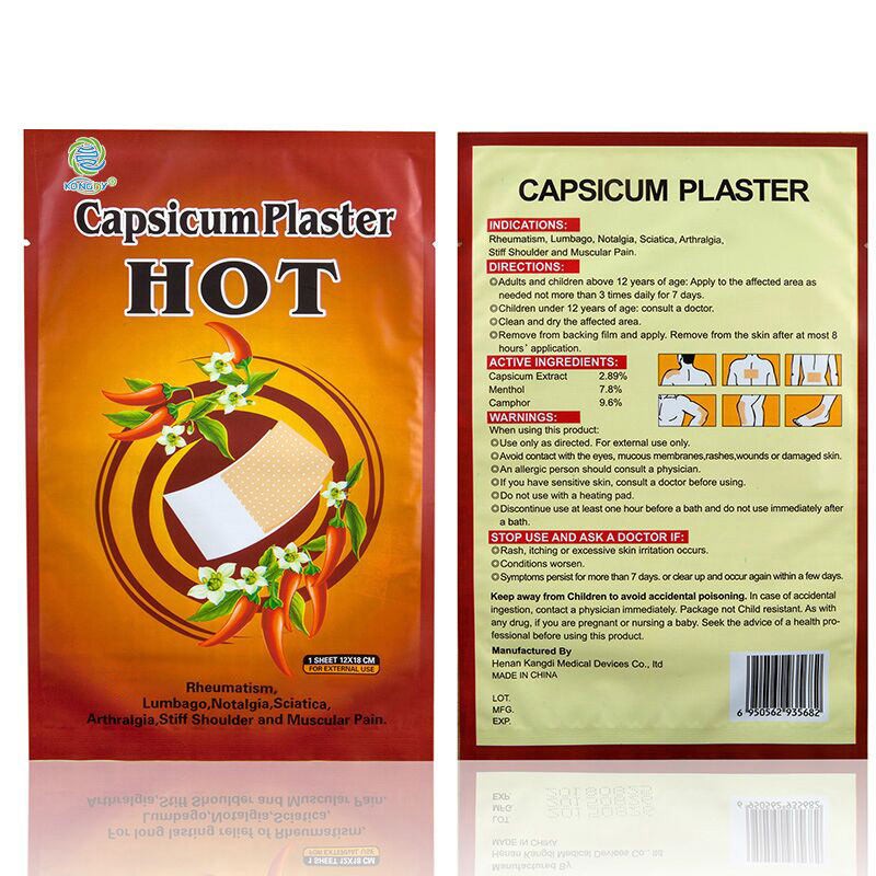 Herbal Capsicum Patches Manufacturers
