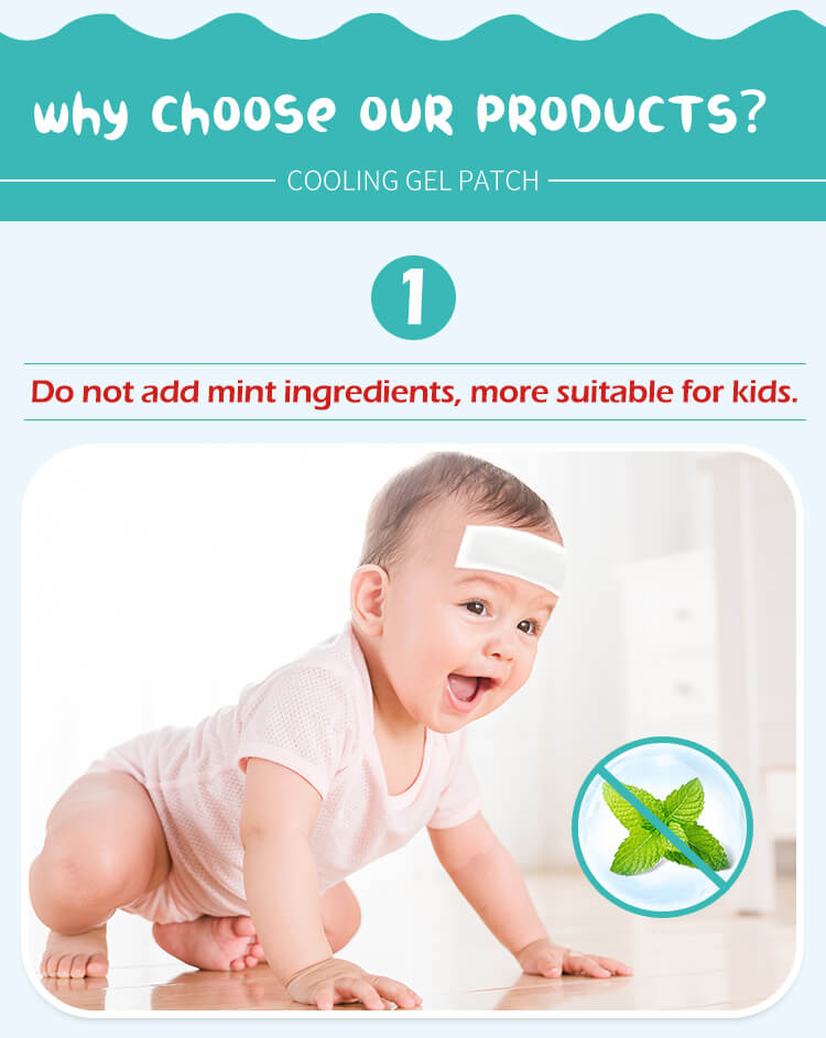 Private Label Baby Cooling Fever Patches Private Label Baby Cooling Fever Patches