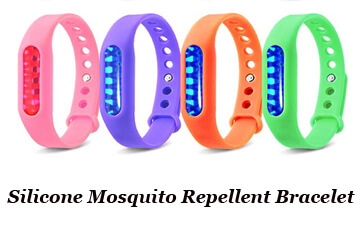 silicone mosquito repellent bracelet