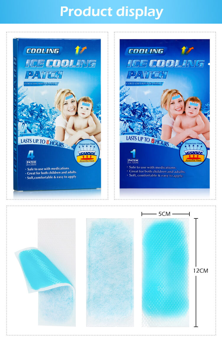 Private Label hydrogel cooling patches