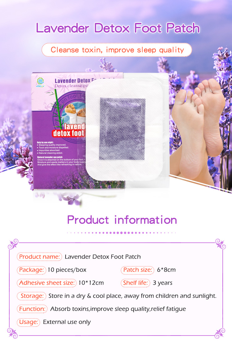 lavender detox foot pads Manufacturer